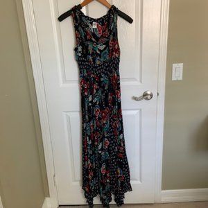 Full Length Floral Dress